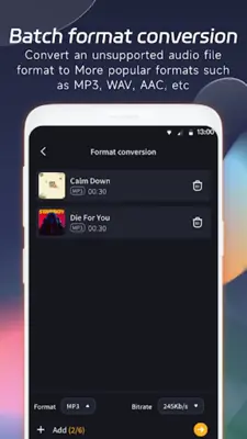 VA Video to mp3 converter android App screenshot 1